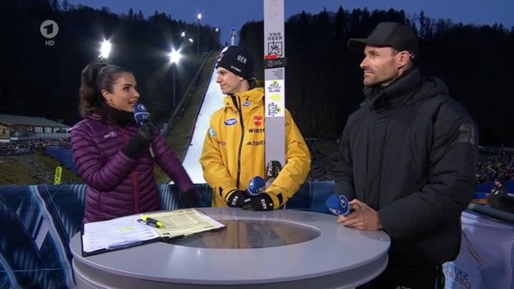 Sportschau Wintersport - Skiflug-weltcup Der Männer In Oberstdorf - Stimmen Und Die Analyse Zum Wettkampf