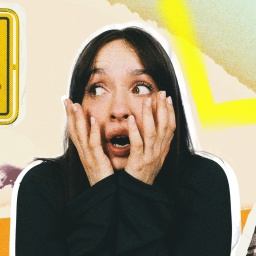 Episodengrafik zum Hörspiel "Lost in Neulich". Im Bild: Nellie Thalbach 