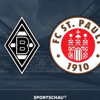 Logo Borussia Mönchengladbach gegen FC St. Pauli