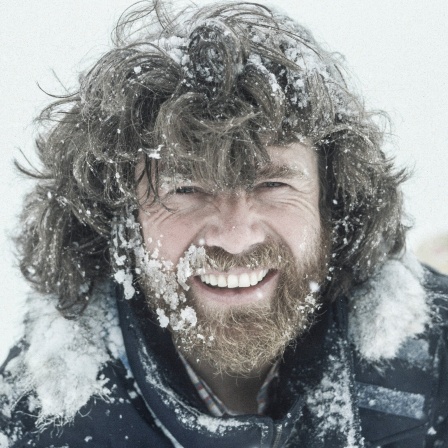 Reinhold Messner während seiner Antarktis Durchquerung 1989/90 
