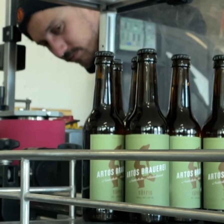 Arbeitsalltag in der Brauerei Artos in Lückenwalde 