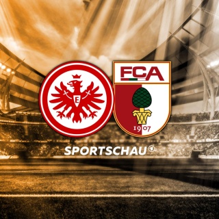 Logo Eintracht Frankfurt gegen FC Augsburg