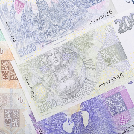Tschechische Krone Geldscheine