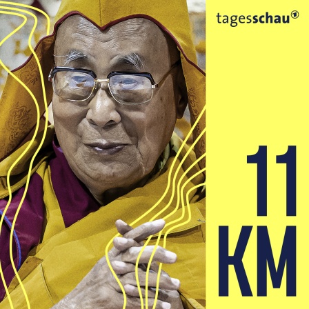 Der Dalai Lama bei einem Besuch in der Schweiz im Sommer 2024. 