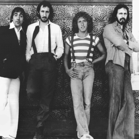ARCHIV - 07.09.1978, Großbritannien, London: Keith Moon (l-r), Pete Townshend, Roger Daltrey und John Entwistle von der Rockgruppe The Who in den 70er Jahren. Am 1. März 2024 feiert Daltrey seinen 80. Geburtstag. (zu dpa: «The-Who-Sänger Roger Daltrey wird 80 - Das Mikrofon fliegt immer noch») Foto: - +++ dpa-Bildfunk +++ | Bild: dpa-Bildfunk
