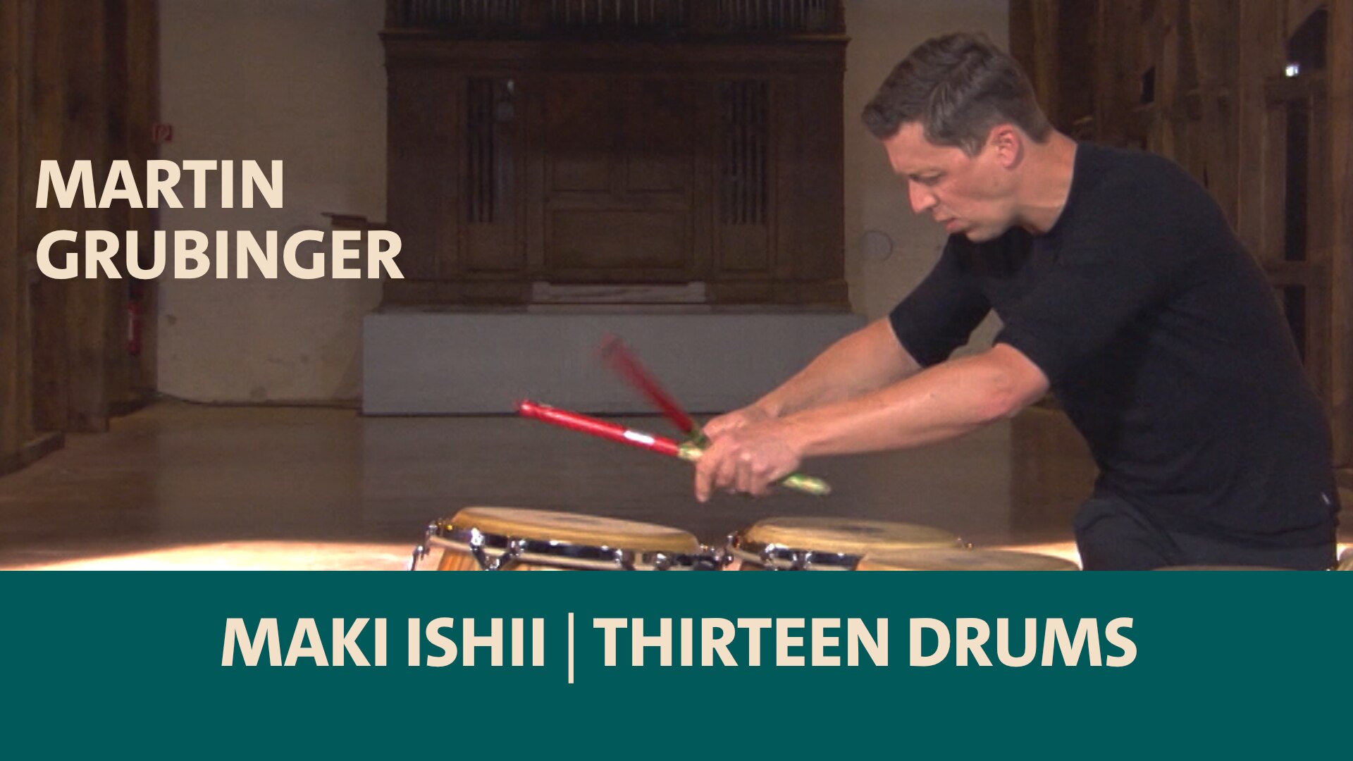 ARD Klassik Maki Ishii · Thirteen drums · Martin Grubinger · NDR ARD Mediathek