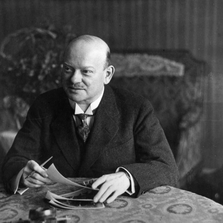 Der Politiker Gustav Stresemann (Aufnahme von 1920)