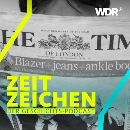  Eine Person liest die britische Zeitung "The Times" (Aufnahme von 2018)