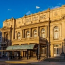 Außenansicht des Teatro Colón, Buenos Aires, Argentinien