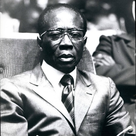 Leopold Sedar Senghor, seit dem 5. September 1960 Präsident des Senegal