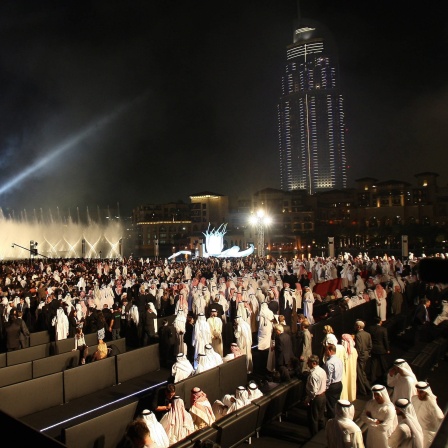 Eröffnungsfeier des Wolkenkratzers Burj Khalifa in Dubai