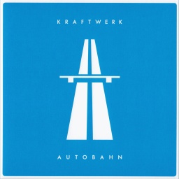 Das Plattencover des Albums &#034;Autobahn&#034; der deutschen Gruppe Kraftwerk. | SWR1 Meilensteine