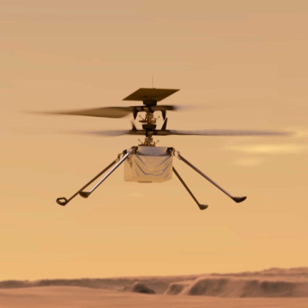 Helikopter auf dem Mars - Warum der Jungfernflug von "Ingenuity" spannend wird