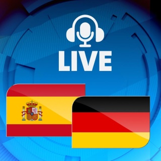 Spanien gegen Deutschland im Audiostream