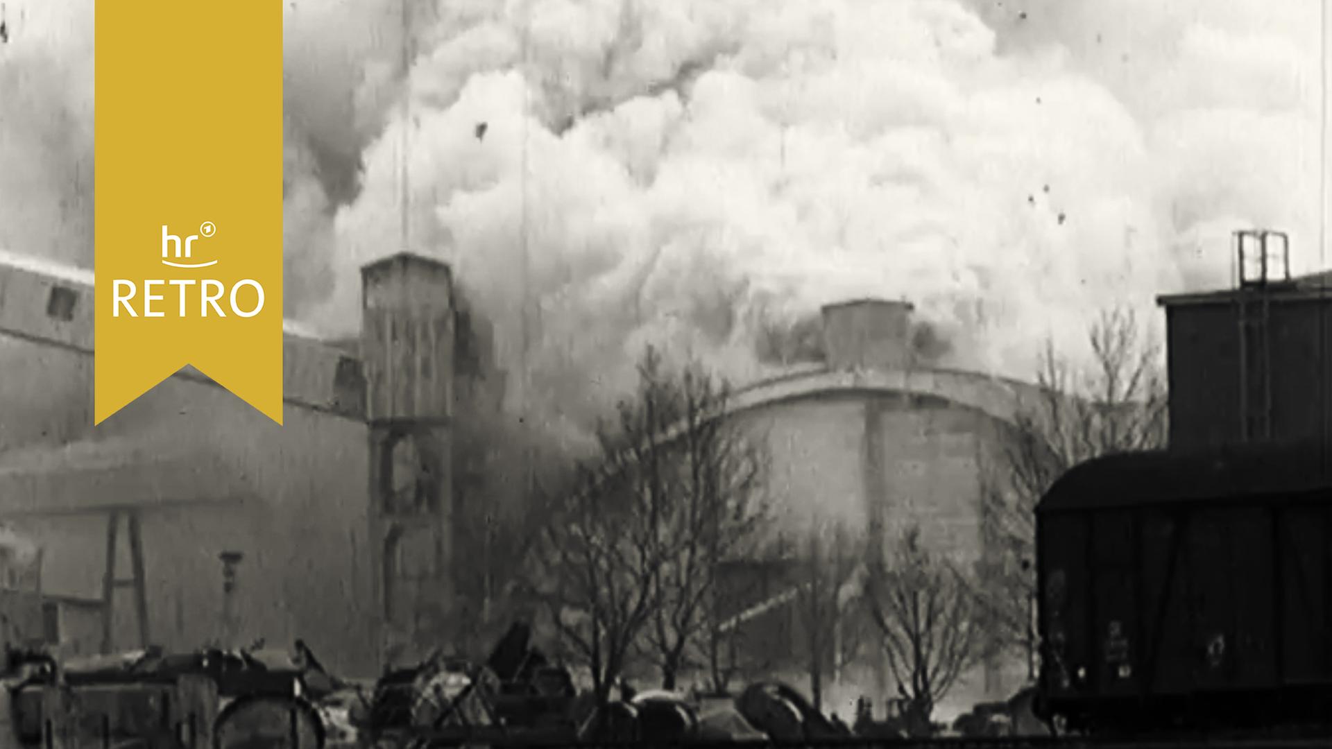 hr Retro hessenschau ChemieUnfall bei der Farbwerke Hoechst AG
