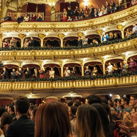 Balkone in einem Opernhaus