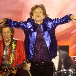 Mick Jagger bei einem Auftritt der Rolling Stones 2022 in Gelsenkirchen
