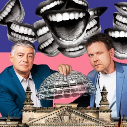 Podcast-Bild mit Axel Naumer und Henning Bornemann - live vom Cologne Comedy Festival 2024