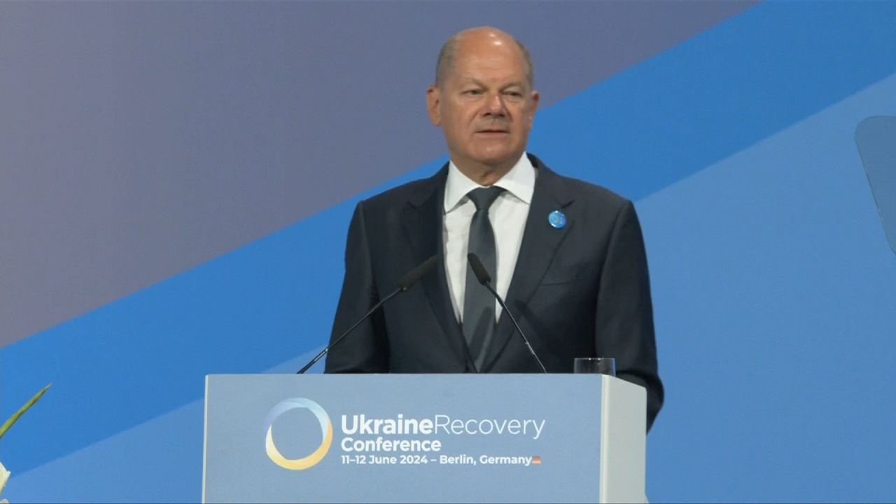 Rede Scholz auf der Ukraine Recovery Conference