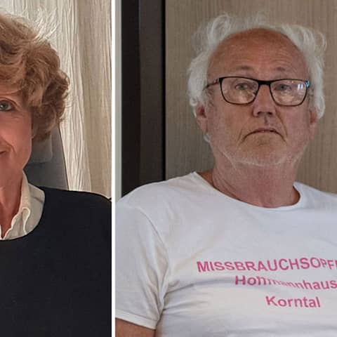 Brigitte Baums-Stammberger, Richterin und Werner Hoeckh, Missbrauchsopfer aus einem Korntaler Kinderheim