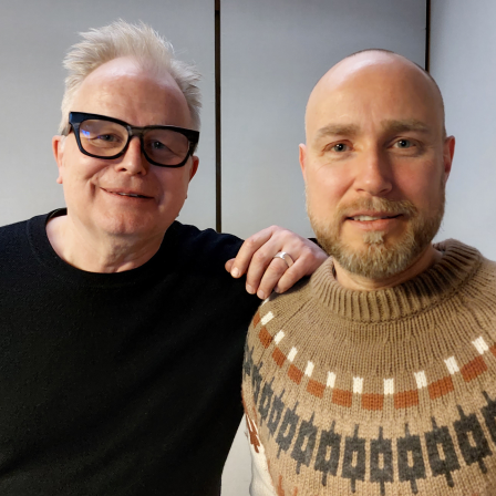 Herbert Grönemeyer und Olaf Kosert bei Antenne Brandenburg