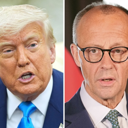 Kanzler Merz und Donald Trump