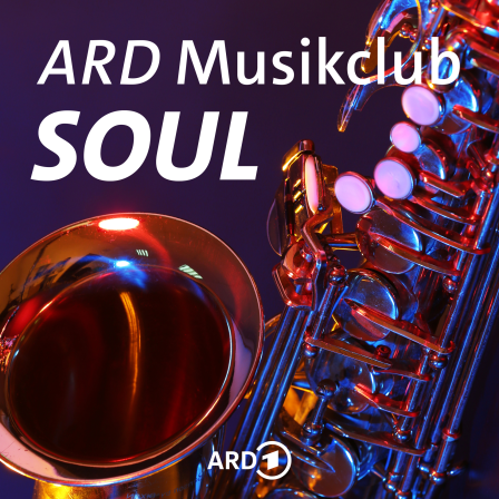 Ein Saxophon mit dem Schriftzug "ARD Musikclub Soul"
