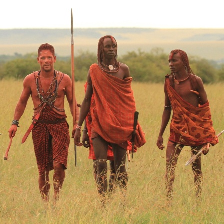 Benjamin Eicher in "Der weiße Massai Krieger"
