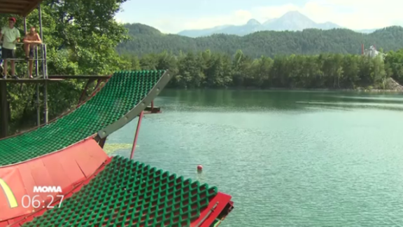 Morgenmagazin - Skispringen Auf Der Wasserschanze