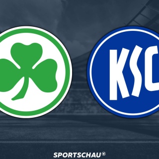 Logo SpVgg Greuther Fürth gegen Karlsruher SC