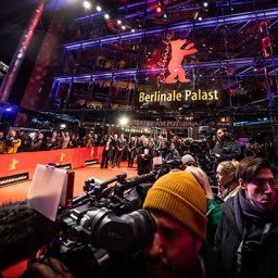 Der rote Teppich vor dem Berlinale Palast bei der Berlinale 2024