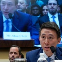 TikTok-Chef Shou Chew bei seiner Anhörung im Kongress in Washington 