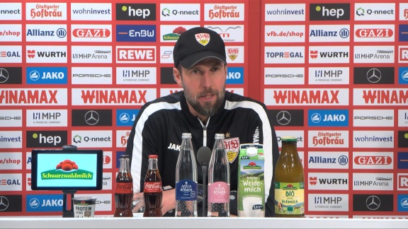 Sportschau Bundesliga - Stuttgart-trainer Hoeneß - 'hatten Daran Zu Knabbern'