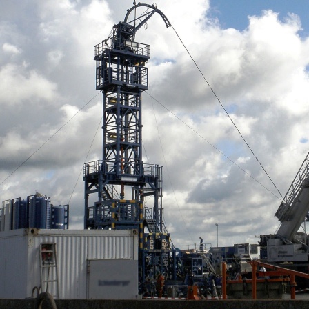 Fracking von Schiefergas