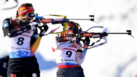 Sportschau Wintersport - Der Massenstart Der Frauen In Lenzerheide - Die Zusammenfassung