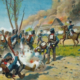 Die Schlacht bei Großgörschen oder Schlacht bei Lützen, 1813