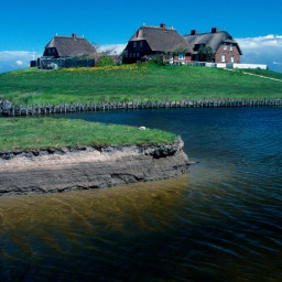 Westerwarft auf der Hallig Hooge, Nationalpark Wattenmeer