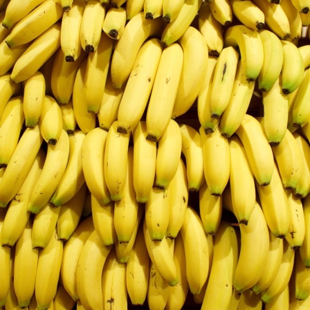 Bananen in einem Supermarkt