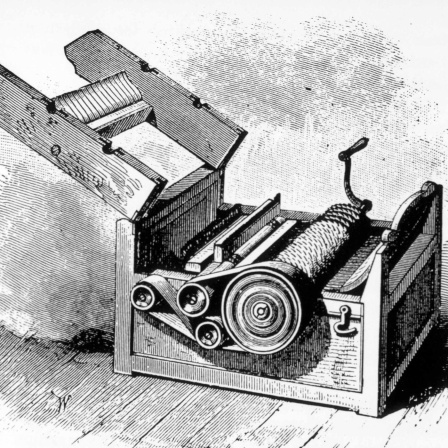 Baumwollentkörnungsmaschine von Eli Whitney