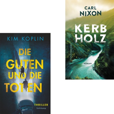 Cover der Bücher "Die Guten und die Toten" und "Kerbholz"