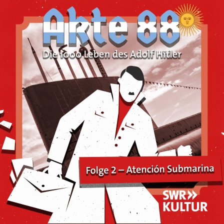 Illustration zur Serie &#034;Akte 88&#034; Staffel 2, Folge 2, Verschwörungstheorien über Hitler nach 1945