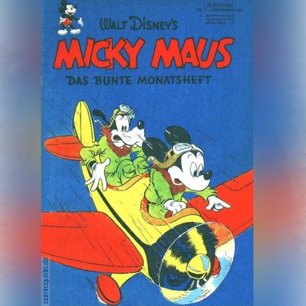 Cover des ersten Micky Maus Heftes in Deutschland 1951