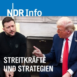 US-Präsident Donald Trump und der ukrainischen Präsidenten Wolodymyr Selenskyj sitzen im Oval Office des Weißen Hauses und streiten. 

