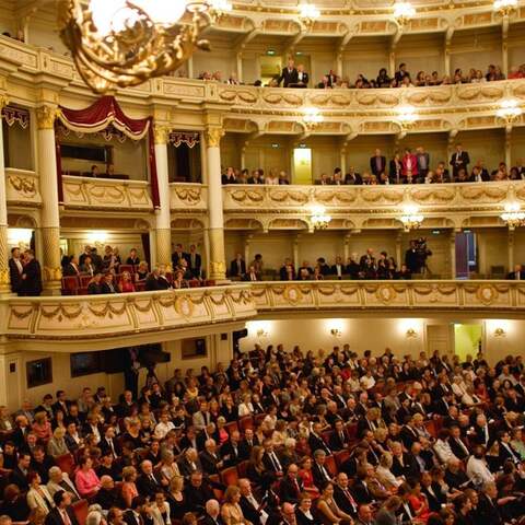 Gut besuchtes Konzert der Semperoper in Dresden