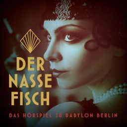 Eine Frau raucht Zigarette, Schriftzug: Das Hörspiel zu Babylon Berlin.