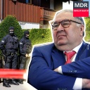 Collage: Alisher Usmanow vor seiner Villa am Tegernsee