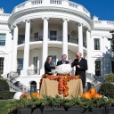 US-Präsident Joe Biden begnadigt den nationalen "Thanksgiving"-Truthahn im Garten des Weissen Hauses.