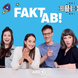 Das Podcastbild von &#034;Fakt ab! Eine Woche Wissenschaft&#034; mit Julia Nestlen, Sina Kürtz und Aeneas Rooch