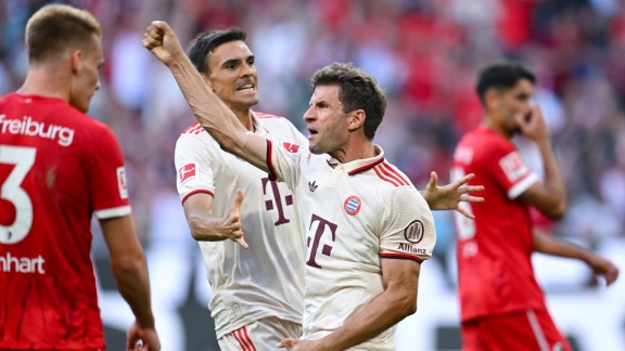 Sportschau Bundesliga - Feines Müller-tor Im Jubiläumsspiel Sichert Bayern-sieg