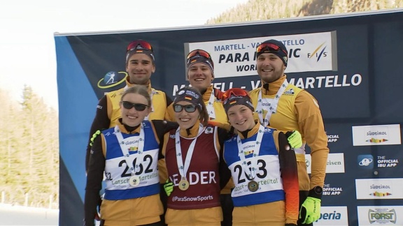 Sportschau - Para-biathlon In Martell - Die Zusammenfassung